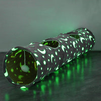 Cat Tunnel Tube with Plush Ball Toys Collapsible - BIG FRENCHIES