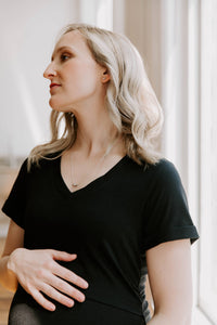 Everyday Breastfeeding Dress - Black