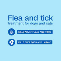 Adams Flea & Tick Spray for Dogs & Cats 16 oz. Kills Fleas Eggs Larvae Ticks
