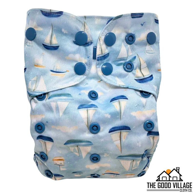 One Size Pocket Diaper | Dreamy Voyages - BIG FRENCHIES