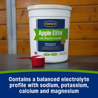 Farnam Apple Elite Electrolyte Powder for Horses Hydration Support Apple Flavor 5lb.