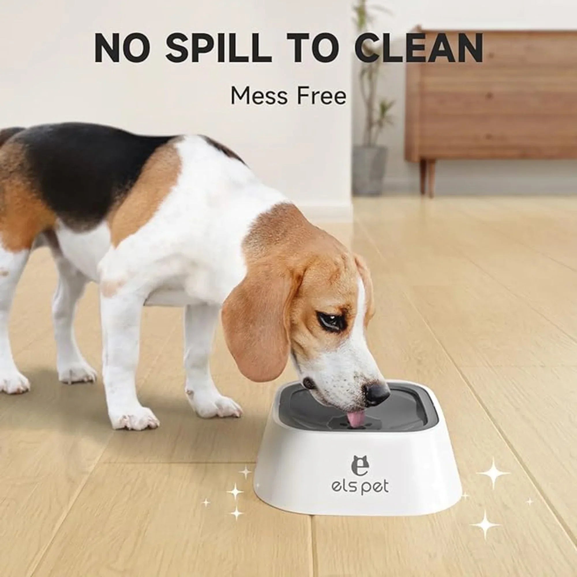 Splash-Free Floating Water Bowl for Dogs & Cats (1L) - BIG FRENCHIES