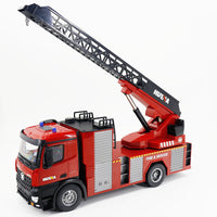 Remote-controlled Water-spraying Toy For Construction Vehicles