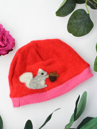 Squirrel Cashmere Hat - Newborn - BIG FRENCHIES