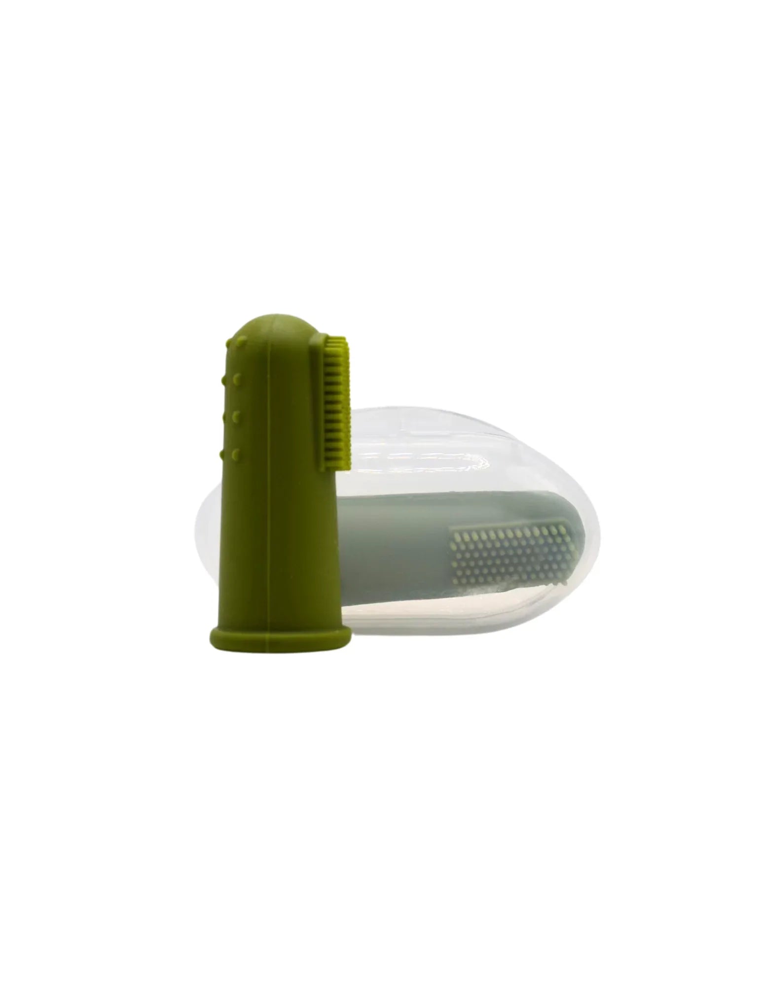 Finger Toothbrushes // Mustard & Army Green - BIG FRENCHIES