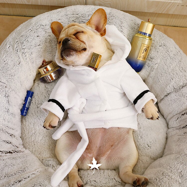 Bath Robe with Hood - BIG FRENCHIES