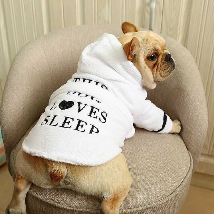 Bath Robe with Hood - BIG FRENCHIES
