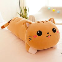 Foreign Trade Export Plush Toy Online Store Lying Down Happy Cat Pillow