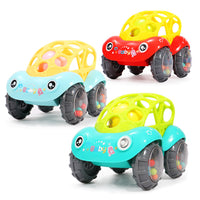 Bobo Car Baby Bell Grip Soft Toy Baby Teether Hand Catch Ball