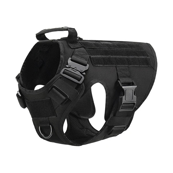 Tactical Dog Harness - Heavy Duty & Quick Release-Harnesses-BIG FRENCHIES-LeonaJ K-9 Co.™ | LJM American Brand | LeonaJmarie