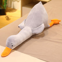 Cross-Border Hot Sale Big White Goose Doll Plush Toy Bed Sleeping Pillow Cushion Girl Child Doll Doll