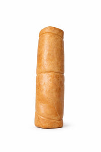 Wild Wolf Bully Sticks 9-12 in Peanut Butter Collagen Cheek Rolls for Dogs, Pack of 25