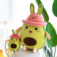 Creative Avocado Bunny Pillow Plush Toy Doll Girl Birthday Gift