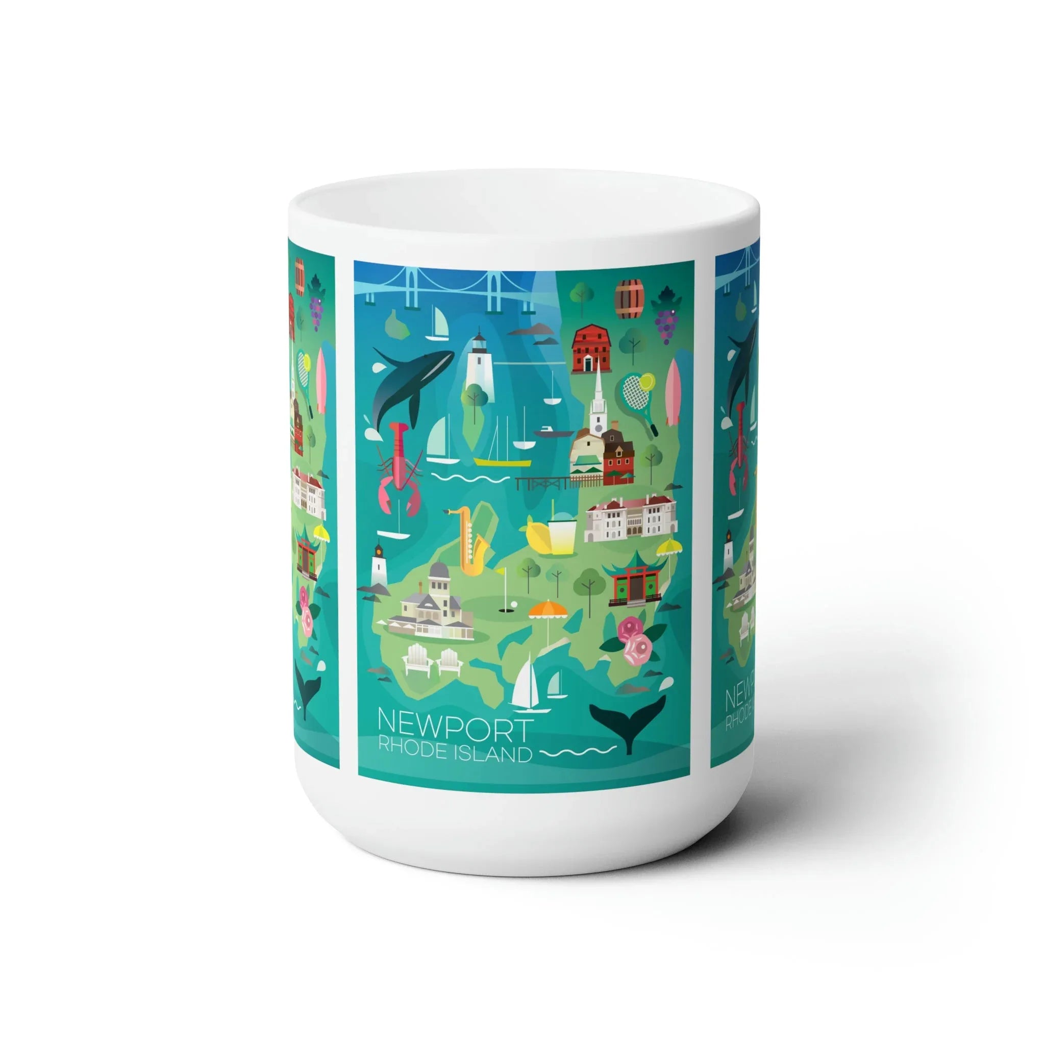 Newport Ceramic Mug 11oz or 15oz - BIG FRENCHIES