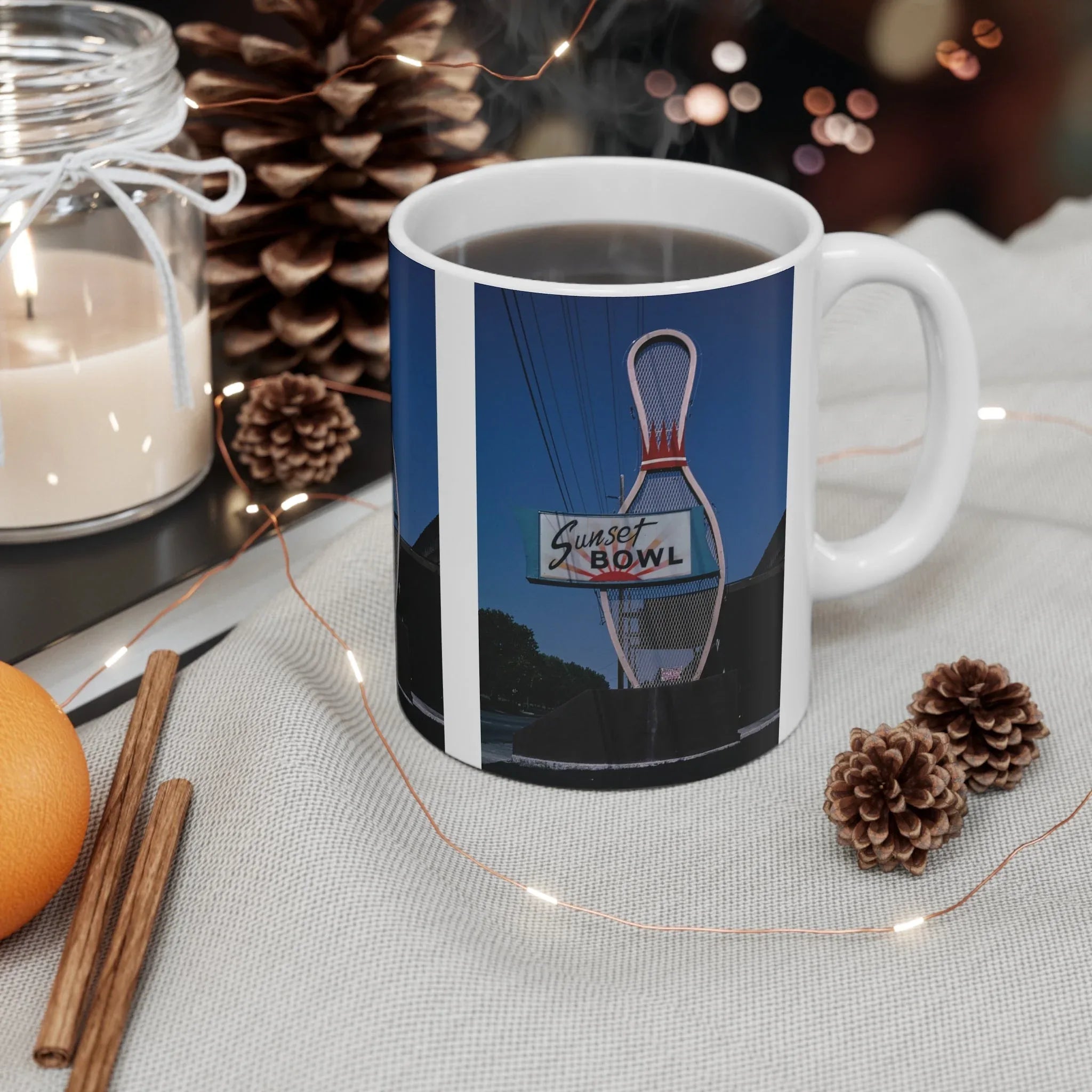 ROADSIDE MUGS - Sunset Bowl Ceramic Mug 11oz - BIG FRENCHIES