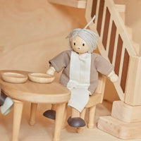 Grandfather Dollhouse Figure - Fair Skin Tone - BIG FRENCHIES