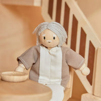 Grandfather Dollhouse Figure - Fair Skin Tone - BIG FRENCHIES
