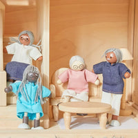 Grandmother Dollhouse Figure - Fair Skin Tone - BIG FRENCHIES