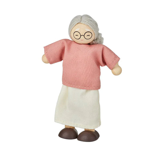 Grandmother Dollhouse Figure - Fair Skin Tone - BIG FRENCHIES