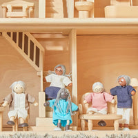 Grandmother Dollhouse Figure - Medium Skin Tone - BIG FRENCHIES