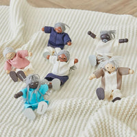Grandmother Dollhouse Figure - Medium Skin Tone - BIG FRENCHIES