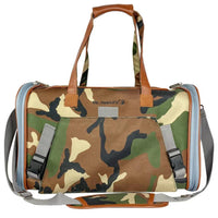 Mr. Peanut's Gold Series Standard Size Airline Compliant Expandable Pet Carrier - Prints Edition - BIG FRENCHIES