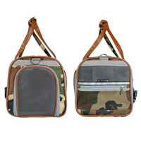Mr. Peanut's Gold Series Standard Size Airline Compliant Expandable Pet Carrier - Prints Edition - BIG FRENCHIES