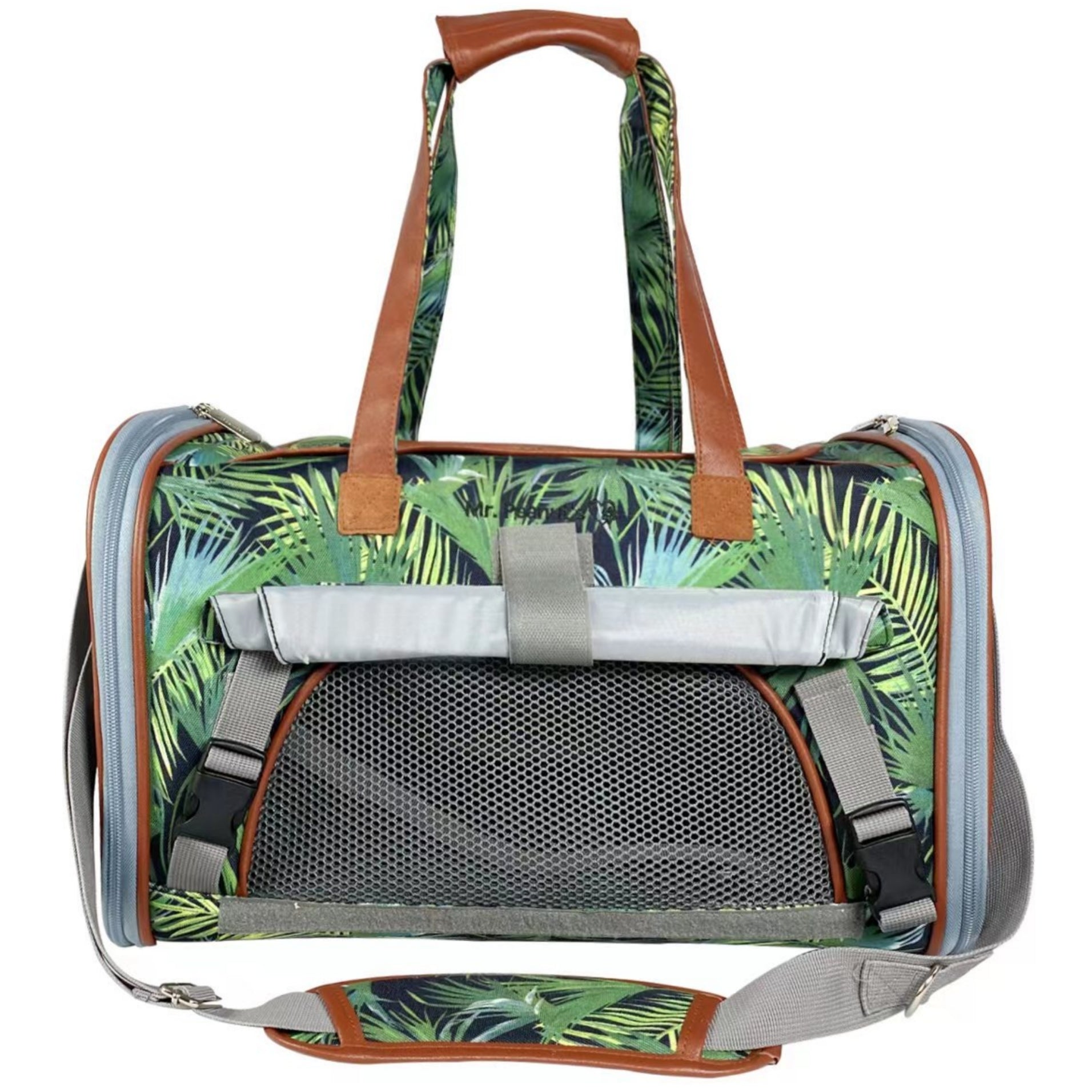 Mr. Peanut's Gold Series Standard Size Airline Compliant Expandable Pet Carrier - Prints Edition - BIG FRENCHIES