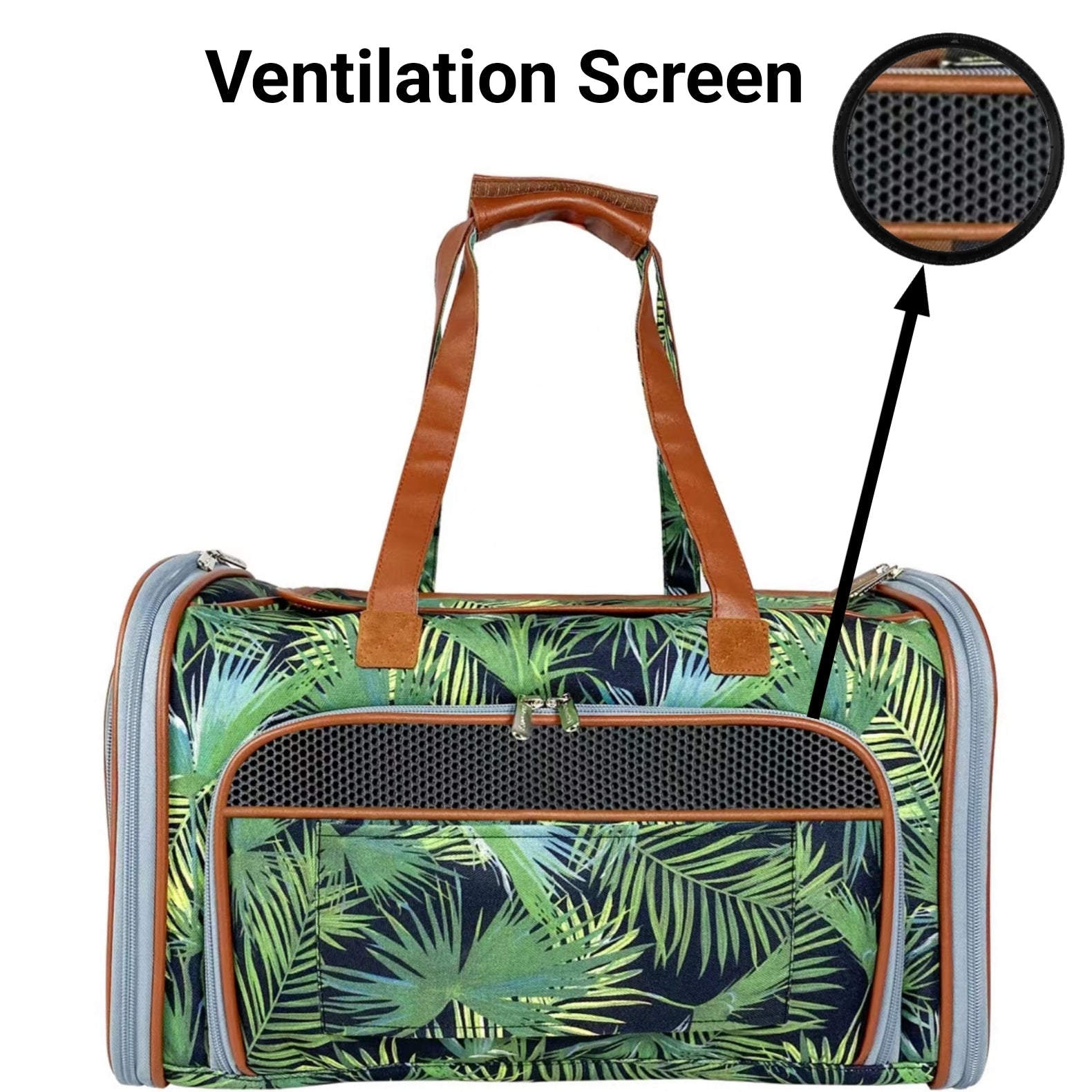 Mr. Peanut's Gold Series Standard Size Airline Compliant Expandable Pet Carrier - Prints Edition - BIG FRENCHIES