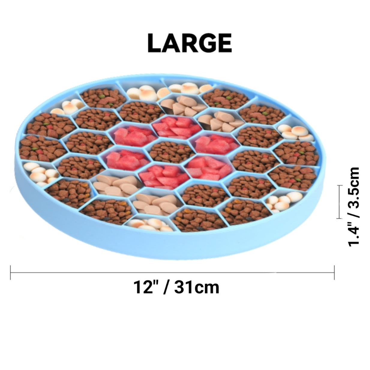 Mr. Peanut's Silicone Slow Feeder Dog Bowl - BIG FRENCHIES