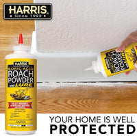 Harris Boric Roach Powder with Lure 16 oz. Puffer for Roaches Silverfish
