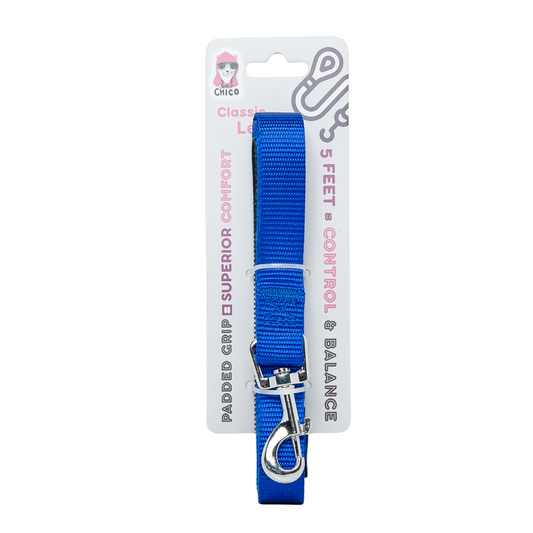 Padded Grip Dog Leash – Durable Nylon, Comfortable, and Secure – 5ft. - BIG FRENCHIES