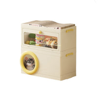 Multi-functional Pet Storage Box With A Cat Scratcher