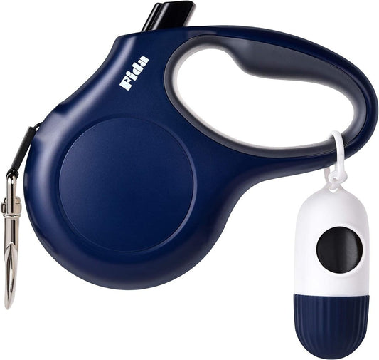 16ft Retractable Dog Leash with Dispenser and Poop Bags - BIG FRENCHIES