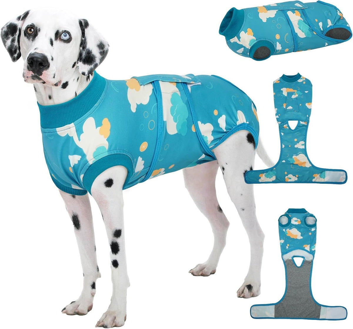Female Dog Recovery Suit After Spay, XS–2XL