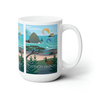 Cannon Beach Ceramic Mug 11oz or 15oz - BIG FRENCHIES