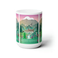 Mount Rainier Ceramic Mug 11oz or 15oz - BIG FRENCHIES