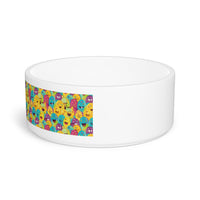 Giggle Crowd of Rainbow Blob Critters - Pet Bowl