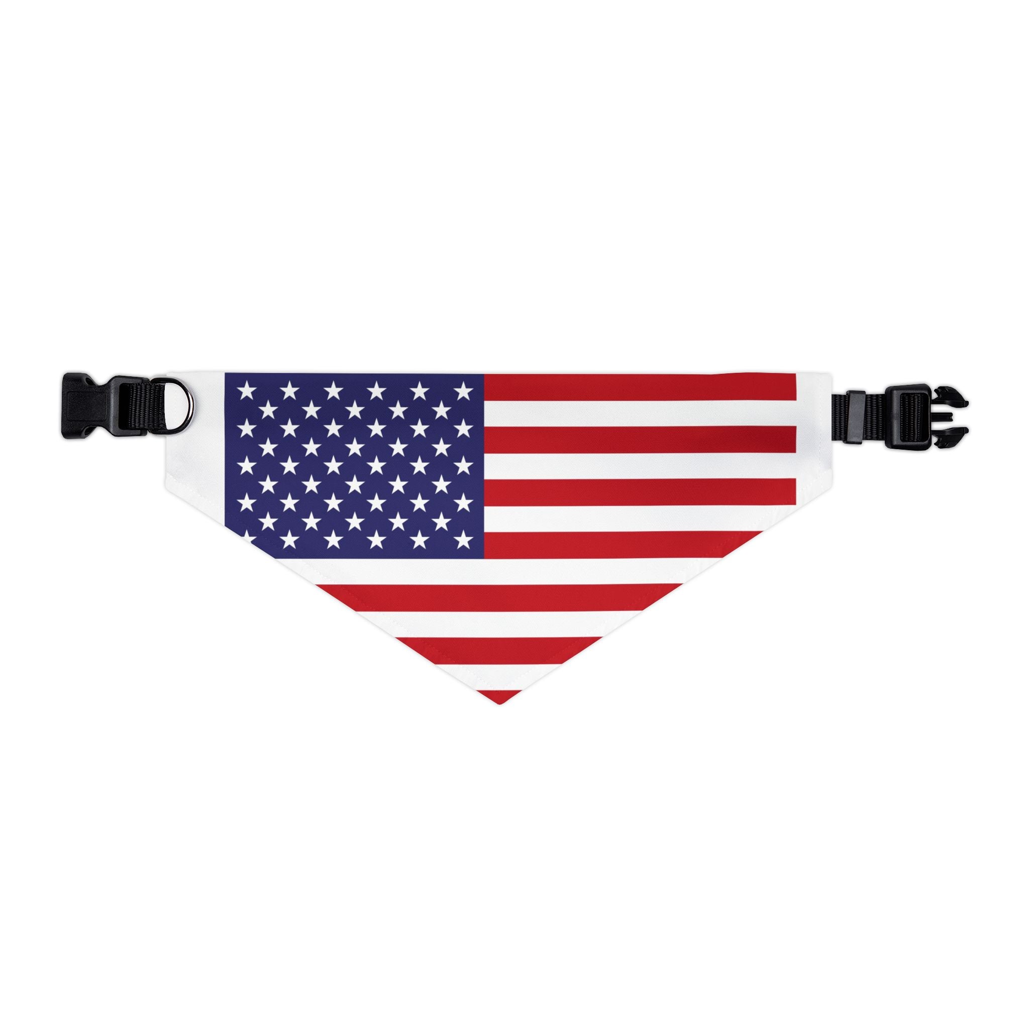 Patriotic American Flag Pet Bandana – Celebrate Veterans Day in Style - BIG FRENCHIES