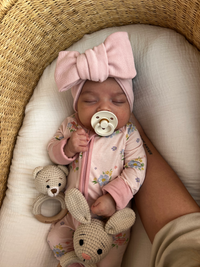 Blush Bloom (Convertible Zip Footies) - BIG FRENCHIES
