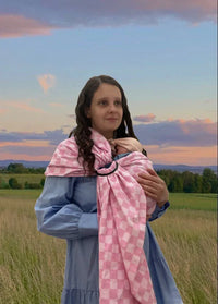 Pink Sunkist Ring Sling Carrier - BIG FRENCHIES