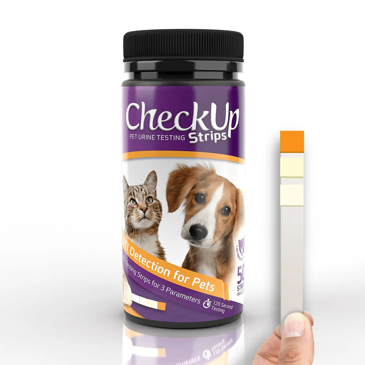 Coastline Global CheckUp UTI Urine Test Strips for Dogs & Cats 50ct
