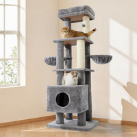 Gardner Pets Large Cat Tree For Medium To Large Cats, Heavy-Duty Cat Tower With Scratch Post And Washable Top Perch. Sel