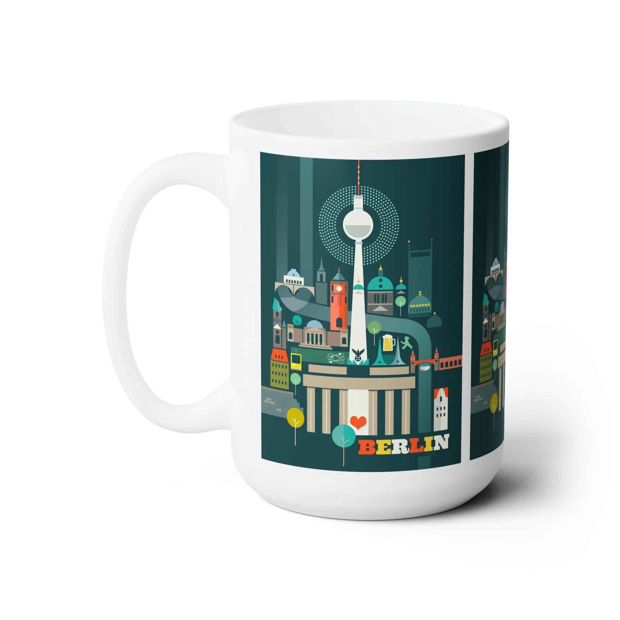 Berlin Ceramic Mug 11oz or 15oz - BIG FRENCHIES