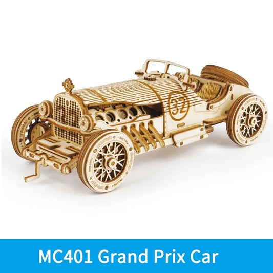 Robotime 3D Wooden Puzzle Prime Steam Express Model DIY Kit Puzzle Toy