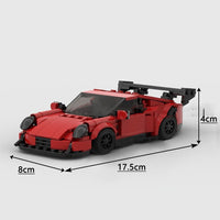 Children's Fashion Simple Racing Super Running Building Blocks Toys
