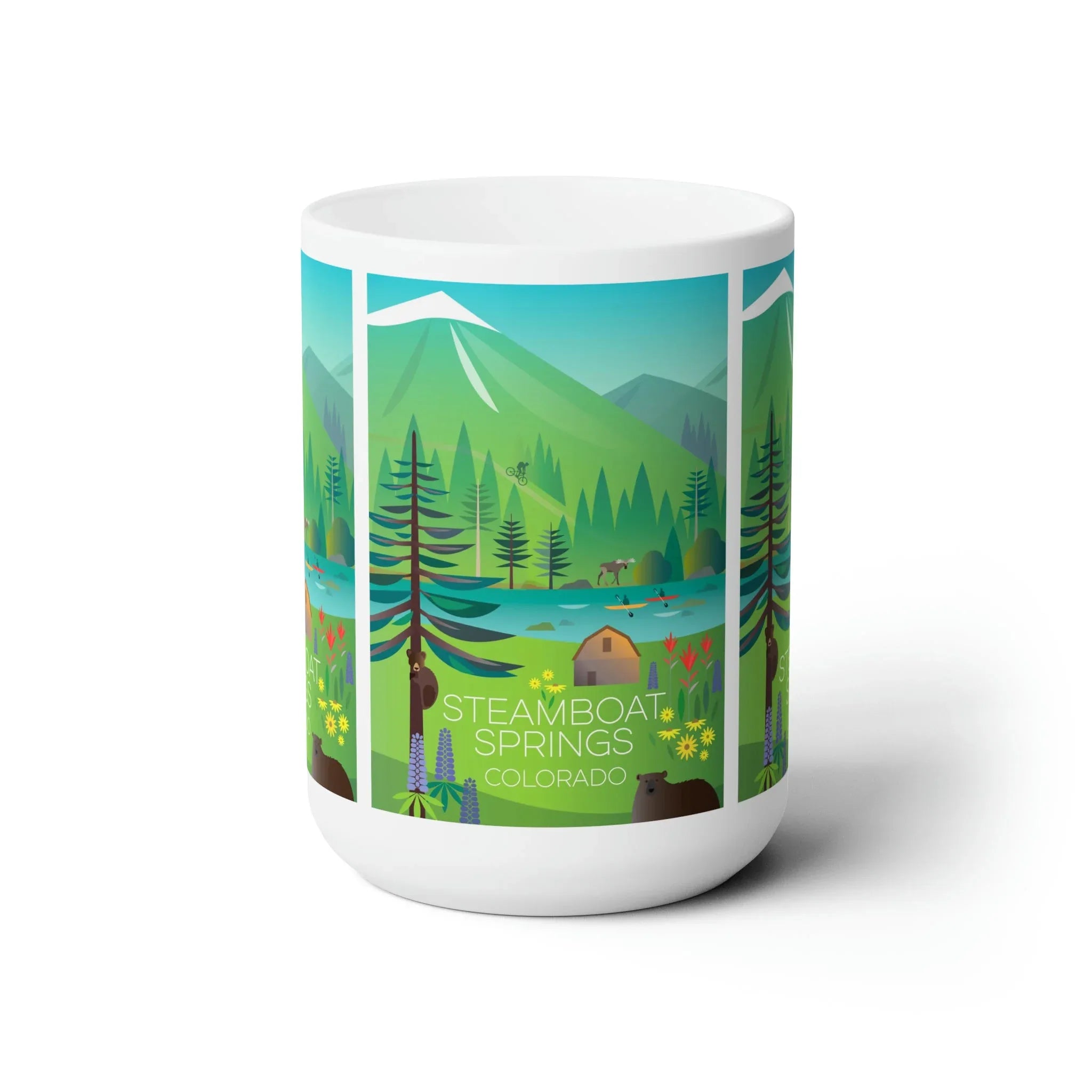Steamboat Springs (Summer) Ceramic Mug 11oz or 15oz - BIG FRENCHIES