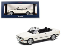 1991 BMW 325i Cabriolet Alpine White 1/18 Diecast Model Car by Norev