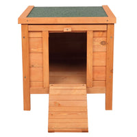 20-inch removable roof, waterproof, green asphalt roof, cedar wood, wooden chicken and rabbit cage