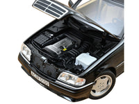1993 Mercedes-Benz C36 AMG Black Metallic 1/18 Diecast Model Car by Norev